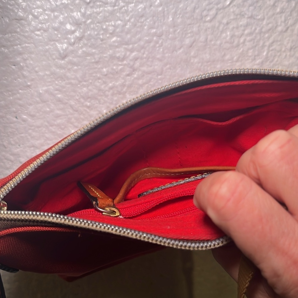 Dooney and Bourke orange small Crossbody bag made of canvas - Picture 8 of 10